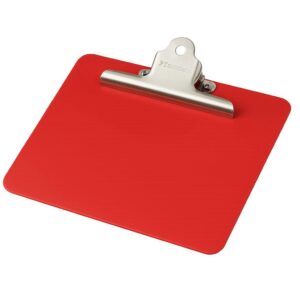 Tabla Porta Documentos A4 de Plástico Detectable Color Rojo