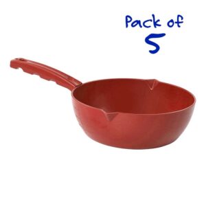 Cuchara Redonda Detectable 1500Gr Rojo Paq 5 Pzs