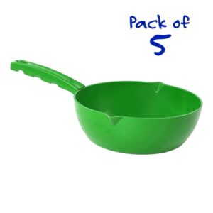 Cuchara Redonda Detectable 1500Gr Verde Paq 5 Pzs