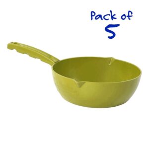 Cuchara Redonda Detectable 1500Gr Amarillo Paq 5 Pzs