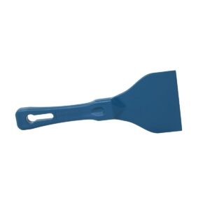 Raspador Flexible De Plástico Detectable Grande Color Azul Paq 5 Pzs