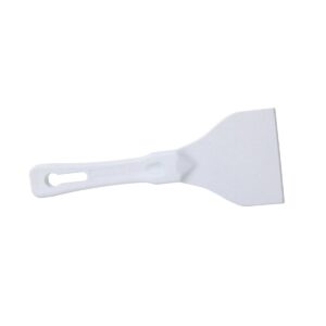 Raspador Flexible De Plástico Detectable Grande Color Blanco Paq 5 Pzs