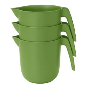 Jarras De Plástico Detectable De Servicio 2 Lt Color Verde Paq 3 Pzs