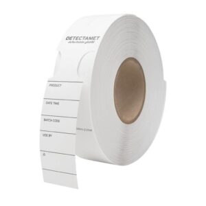 Candado De Etiqueta Detectables 48 X 279mm Blanco Paq 500 Pzs