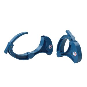 Abrazaderas Para Cables Detectable 11 X 29Mm Color Azul Paq 2 Pzs