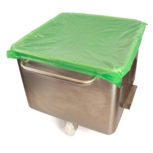 Cubiertas De Polietileno Detectable En Rollo 38 Micrón Color Verde 1 Rollo 250 Pzs